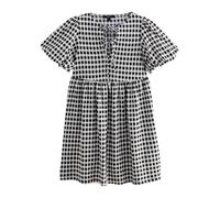 Next Vestido gris claro / negro / blanco 38 gris claro / negro / blanco