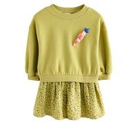 Next Vestido verde / naranja / rojo / negro 110 verde / naranja / rojo / negro