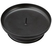 Nextday Catering Equipment Supplies nev-pch7 Pilar Vela soporte, 75 mm de diámetro, color negro
