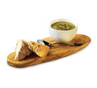 Nextday Catering Equipment Supplies owrps madera de olivo rústico fuente, 35 cm x 13 cm