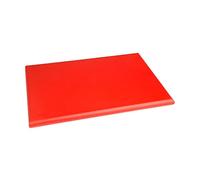 Nextday Catering J034 Hygiplas alta densidad Tabla de cortar, Extra grueso, rojo