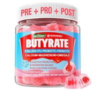 Nextdia Codos de butirato con probióticos, prebióticos y posbióticos, omega-3 500 mg, fibra con 9 mil millones de UFC de probióticos, calcio y magnesio, inulina y cáscara de psyllium.