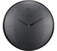 NeXtime 3235ZW Glamour Reloj de Pared, Negro, 40 cm