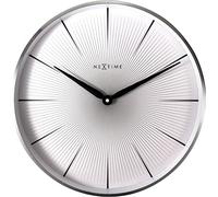 NeXtime 3511WI 2 Seconds Reloj de Pared, Blanco, 40 cm