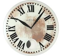 NeXtime 8162 Romana Reloj de Pared, Blanco, 43 cm