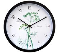 Nextime - Reloj de Pared Impermeable para Exteriores (30,5 cm), Color Blanco