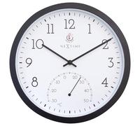 NeXtime Wall Clock, Black, One Size