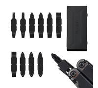 NexTool Bit Kit,10 PCS Ersatz-Schraubendreher-Bits kompatibel mit Multi-Tool-Langlebiger S2 Stahl #1,#2-2 Phillips +1/4,3/16&1/8 Flat Head+T15 Torx,NexTool Pocket Tool für DIY Reparaturen