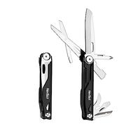 NexTool Knight Navajas, Navaja Nultiusos12 IN 1 Cuchillo Supervivencia con Tijeras, Destornilladores Phillips/de Cabeza Plana, Taladros/Conos de Rosca, Abrelatas/Abrebotellas, Limas, Rompevidrios
