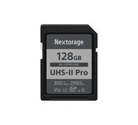 Nextorage Ultra Fast v90 UHS-II SD Card PRO 128GB max Write Speed 299MB/s max Read 300MB/s (SDXC UHS2 Memory Card NX-F2PRO)