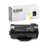 NexulKyi Compatible con Cartucho de tóner S2810dn para Impresora H815dw S2810dn S2815dn, Alto Rendimiento de 3000 páginas, con Chip, 1 Paquete Negro , 9000 Pages