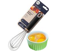 Nexus - Batidor de globos para cocinar y hornear, acero inoxidable con mango de silicona, agarre antideslizante, apto para lavavajillas, batidor de leche y huevos, perfecto para batir, agitar, mezclar