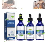 NexusBio Labs - Gotas complejas para hombre, gotas complejas para hombre, gotas revitahepa para hombre, Nexusbio Malebiotix para hombre, versión superpotente (3 piezas)