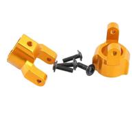 NexusDrive 02 Piezas de actualización C-Hub de Aluminio para 1 10 Escala RC Rock Crawler Cars Compatible con vehículos de Control Remoto Opción de reemplazo de Metal(Gold Yellow)