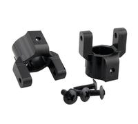 NexusDrive 02 Piezas de actualización C-Hub de Aluminio para 1 10 Escala RC Rock Crawler Cars Compatible con vehículos de Control Remoto Opción de reemplazo de Metal(Black)