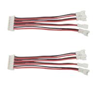 NexusDrive 2pcs ZH1 5 8P a JST PH1 25 Adaptador del Conector SM 1 a 4 de Plomo 50 mm Compatible con RC Airplane Motor ESC Línea de conexión electrónica(ZH1.5 8P to PH1.25)
