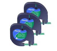 NexusDrive 3/5/10 PCS Cintas de Etiqueta de plástico de Fit Universal Compatibles con A16952 A16951 A122267 Cinta de Etiqueta de 12 mm para reemplazo de de Etiqueta QX50(3PK Green-Plastic)