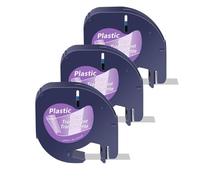 NexusDrive 3/5/10 PCS Cintas de Etiqueta de plástico de Fit Universal Compatibles con A16952 A16951 A122267 Cinta de Etiqueta de 12 mm para reemplazo de de Etiqueta QX50(3PK Clear-Plastic)