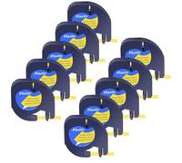 NexusDrive 3/5/10 PCS Cintas de Etiqueta de plástico de Fit Universal Compatibles con A16952 A16951 A122267 Cinta de Etiqueta de 12 mm para reemplazo de de Etiqueta QX50(10PK Yellow-Plastic)