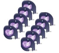 NexusDrive 3/5/10 PCS Cintas de Etiqueta de plástico de Fit Universal Compatibles con A16952 A16951 A122267 Cinta de Etiqueta de 12 mm para reemplazo de de Etiqueta QX50(10PK Clear-Plastic)