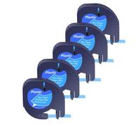 NexusDrive 3/5/10 PCS Cintas de Etiqueta de plástico de Fit Universal Compatibles con A16952 A16951 A122267 Cinta de Etiqueta de 12 mm para reemplazo de de Etiqueta QX50(5PK Blue-Plastic)