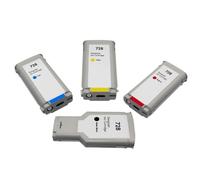 NexusDrive Cartucho de Tinta Compatible 728 para de inyección de Tinta DesignJet T730 T830, Compatible con 728 728(1Set HP728(130ML))