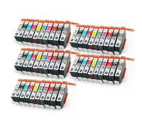 NexusDrive Cartucho de Tinta PGI-72 Compatible para la de inyección de Tinta pro-10 PRO-10 72 Cartucho de Tinta PGI72 BK MBK GY C M Y PC PM R CO Reemplazo Universal(5set)