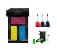 NexusDrive Cartucho de Tinta Recargable para PG575 CL576 575 576 XL PG-575XL CL-576XL Compatible con de inyección de Tinta TS3550i TS3551i TR4750i TR4751i(1Pack Color with Ink)
