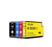 NexusDrive Cartuchos de Tinta 953XL, Paquete de 4 compatibles con Officejet Pro 7720 7730 7740 8710 8715 8718 8720 Reemplazo para el número 953 953 XL(1SET)