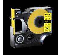 NexusDrive Compatible con 9 12 Cintas de 19 mm para A18488 A18444 A18432 Etiqueta de poliéster de Nailon Flexible Fit Universal para 1000 5200 3M PL150 Reemplazo(9mm Vinyl Yellow)