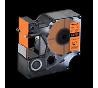 NexusDrive Compatible con 9 12 Cintas de 19 mm para A18488 A18444 A18432 Etiqueta de poliéster de Nailon Flexible Fit Universal para 1000 5200 3M PL150 Reemplazo(19mm Vinyl Orange)