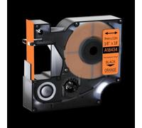 NexusDrive Compatible con 9 12 Cintas de 19 mm para A18488 A18444 A18432 Etiqueta de poliéster de Nailon Flexible Fit Universal para 1000 5200 3M PL150 Reemplazo(9mm Vinyl Orange)