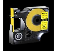NexusDrive Compatible con 9 12 Cintas de 19 mm para A18488 A18444 A18432 Etiqueta de poliéster de Nailon Flexible Fit Universal para 1000 5200 3M PL150 Reemplazo(12mm Vinyl Yellow)