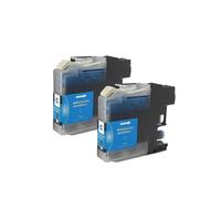 NexusDrive Compatible con el Cartucho de Tinta LC535 LC539 del Sudeste Asiático, Medio Oriente y África para DCP-J100 DCP-J105 MFC-J200(Cyan-2pc)