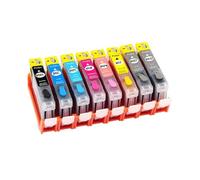 NexusDrive Compatible con Tinta de Cartuchos Recargables para CLI65 CLI-65 PRO-200 PRO200 Impresora Universal Fit Reemplazo de posvignet(Refillable 1 Set)