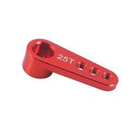 NexusDrive Servo Arm de Metal de 28.4 mm 25T para Autos RC a Escala 1/10 compatibles con Varias Marcas y Modelos, incluida la Parte de actualización de la dirección de la dirección TRX6(Red)
