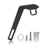 NexusDrive Transmisor de Palanca de Pulgar de Metal, gatillo del Volante, Adaptador de Control con una Sola Mano, Compatible con el transmisor TQi 6530, Piezas de Mejora(Black)