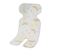 Nexusectar Almohadilla de refrigeración para cochecito de bebé, almohadilla de refrigeración para cochecito de bebé, forro de asiento de coche plegable y transpirable de seda de hielo de doble cara