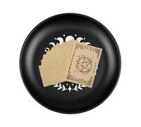 Nexusectar Bol De | Plato Ritual de Fases Lunares - Soporte de Plato Vintage Religioso para Meditación, Adoración, Ceremonia, Manifestación, Decoración, Tradición, Simbolismo y Oración