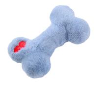 Nexusectar Bone Plush Vocal Dog Toyys - Bonne - Voces de Juguete Interactivo Resistente | Kuschely Dogg, Cheew Proof Pet Toys, Formas de Hueso de Doogn, Juguetes chirriantes para