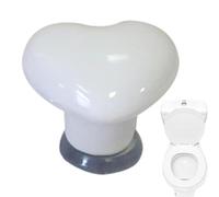 Nexusectar Botón del botón del tanque del gabinete - del tanque del tanque diseño de corazón A | Botón del tanque del gabinete de ahorro de esfuerzo, botón de drenaje TOI