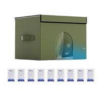 Nexusectar Casa de refrigeración para Mascotas Cerrada de Verano | de Perro con Aire Acondicionado, Paquetes de Hielo portátiles para Gatos, Gatitos, Viajes, Interior, Dormitorio, balcón, Patio