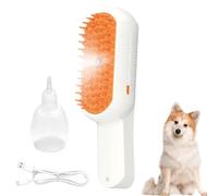 Nexusectar Cepillo de vapor para perros, perros pincel de vapor,Peine de perros de pulverización para desprendimiento - Peine de spray de masaje de mascotas multifuncional para un cachorro de gatito
