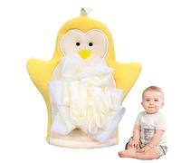 Nexusectar Guante exfoliante corporal, guante exfoliante 2 en 1 para el cuerpo, toalla elástica y espumosa, guante de ducha agradable a la piel para calmar y limpiar tu piel