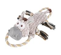 Nexusectar Juguetes para perros con chirriador, juguete interactivo para perros, juguete de peluche para tirar de la guerra para el aburrimiento y estimulación, juguetes interactivos para perros