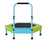 Nexusectar Mini Trampolín,3FT Plegable Juguete Saltarín - Trampolín para Niños con Asa Ajustable | para Aula Guardería Preescolar Hogar Gimnasio Parque Jardín Patio Trasero