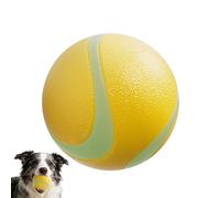 Nexusectar Pelotas de para perros | Goma chirriante con luz interactiva | Pelota para perros que rebota, juguetes masticables para mascotas, fácil seguimiento con poca luz para interiores y