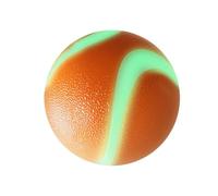 Nexusectar Pelotas de para perros | Goma chirriante con luz interactiva | Pelota para perros que rebota, juguetes masticables para mascotas, fácil seguimiento con poca luz para interiores y
