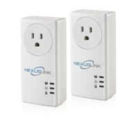 NexusLink G.hn Adaptador Ethernet Powerline | 1200 Mbps | Puerto Gigabit, ahorro de energía, expansor de red doméstica con conexión Ethernet estable para juegos en línea, transmisión de video | Kit de