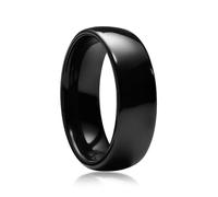 NEXUVELL Anillo de cerámica Tesla modelo 3/Y/S negro/blanco, para hombres y mujeres, cerradura de desbloqueo de puerta (negro, US #12)